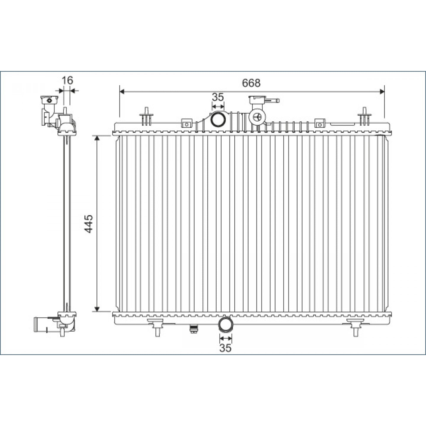Radiateur VALEO 701164
