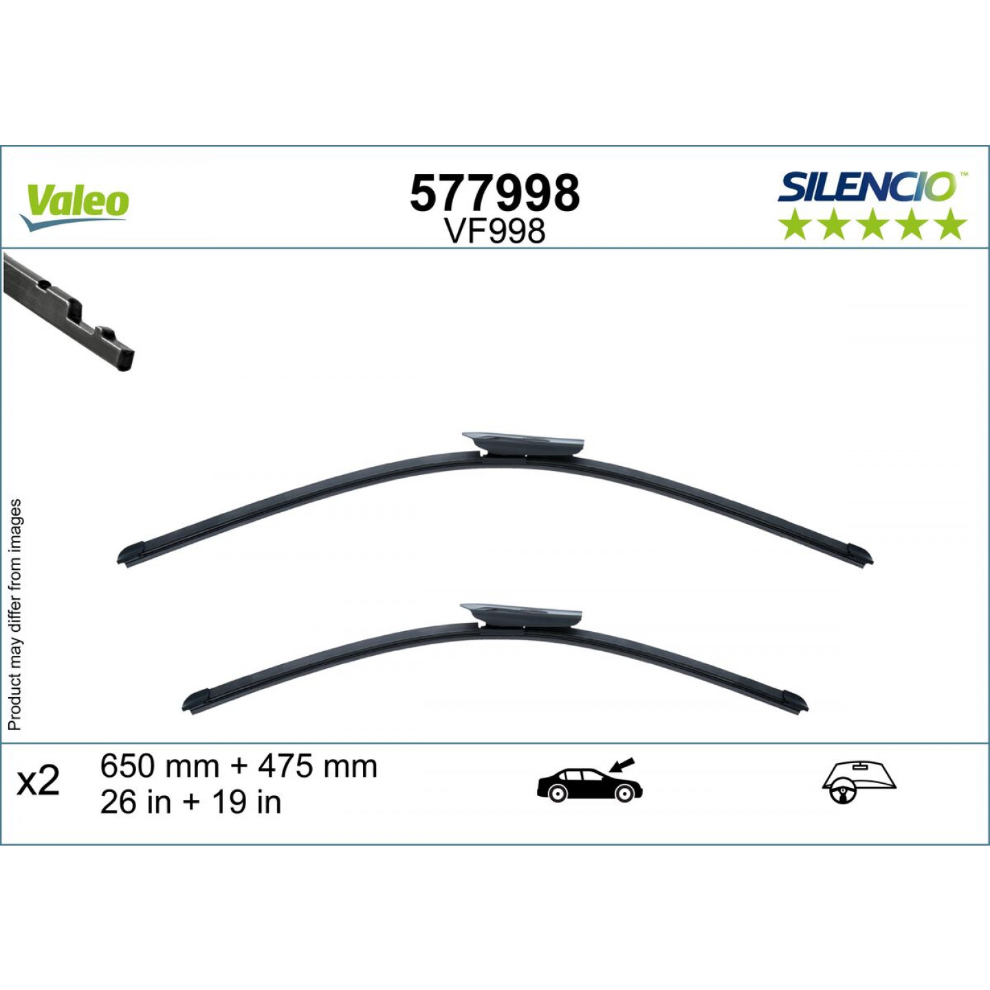 Limpiaparabrisa VALEO 577998