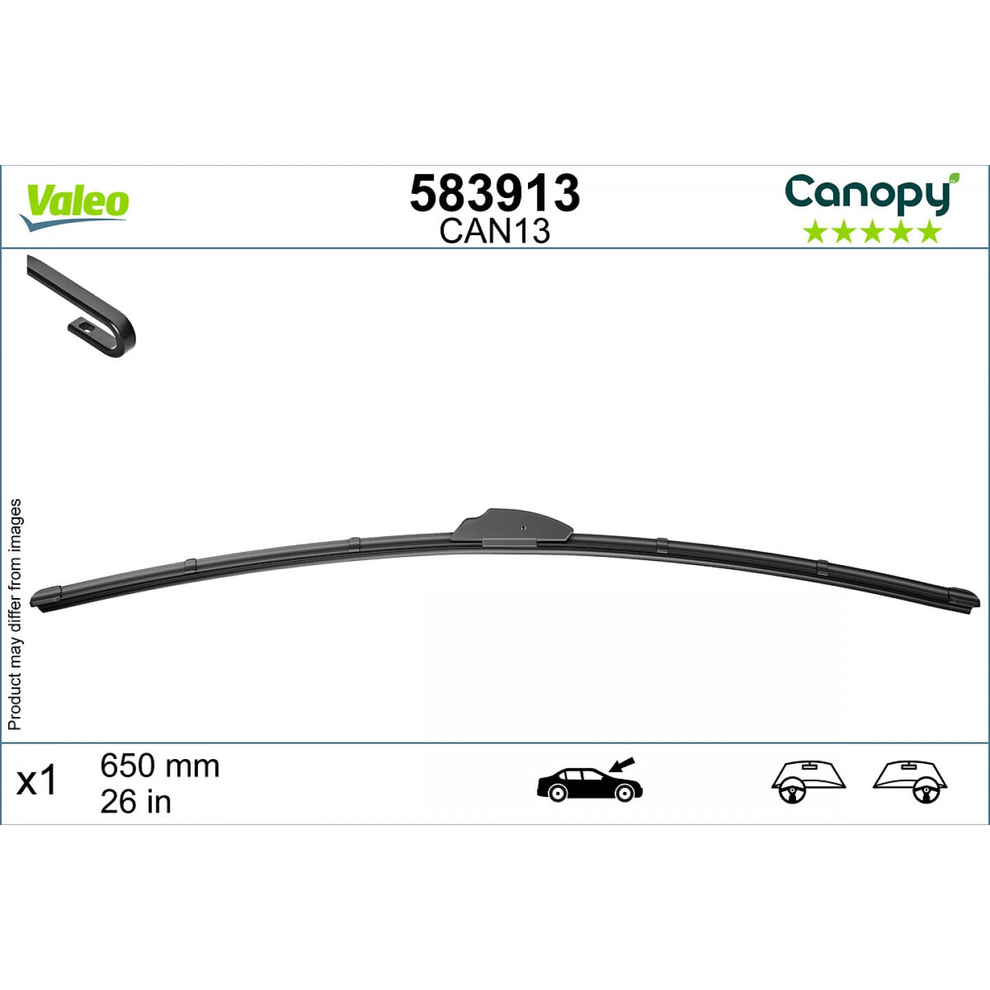 Limpiaparabrisa VALEO 583913