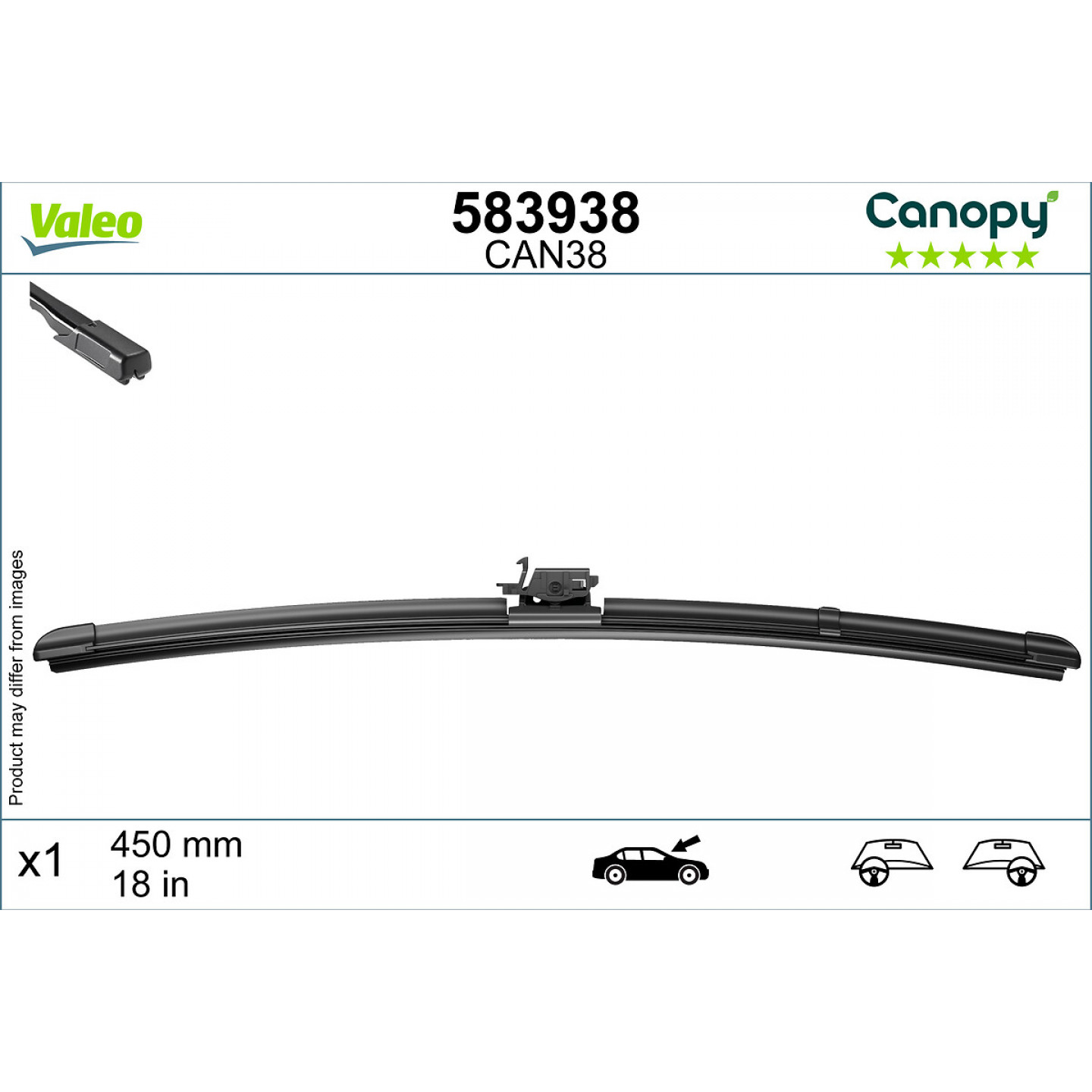 Limpiaparabrisa VALEO 583938