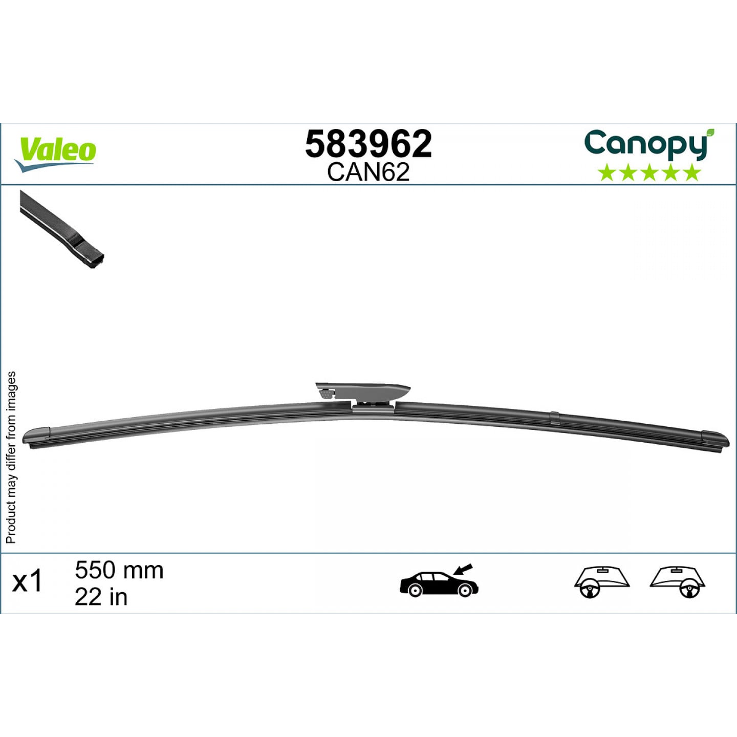 Wischblatt VALEO 583962