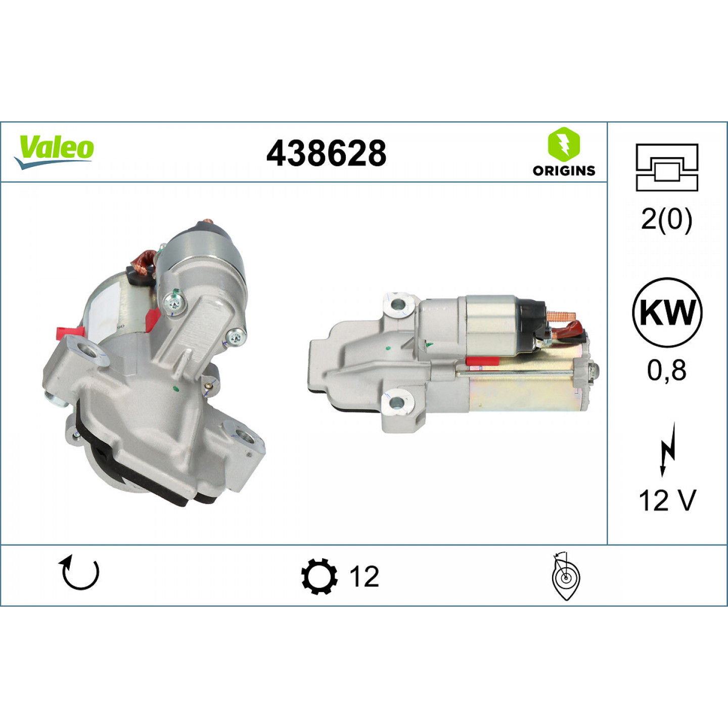 Starter VALEO 438628