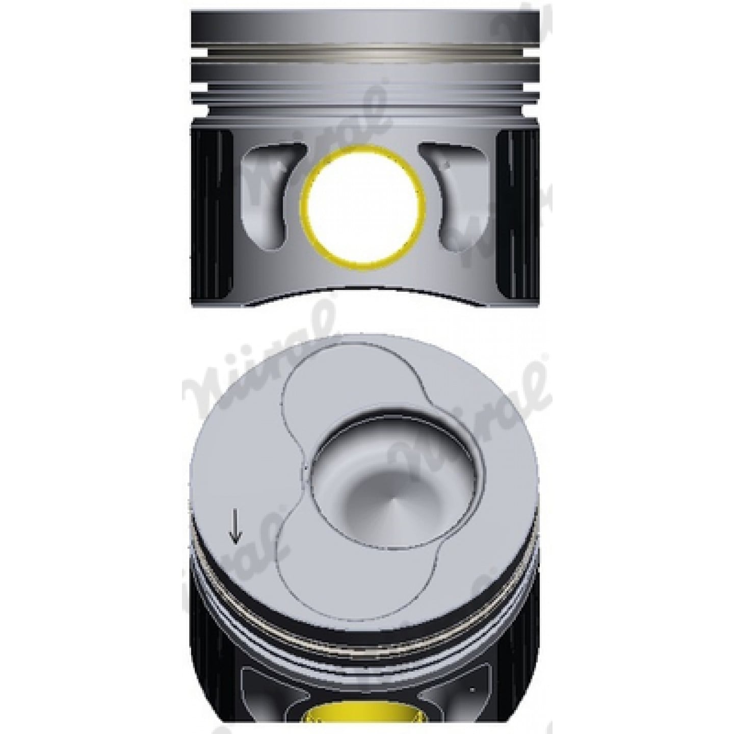 Píst NÜRAL 87-114900-15