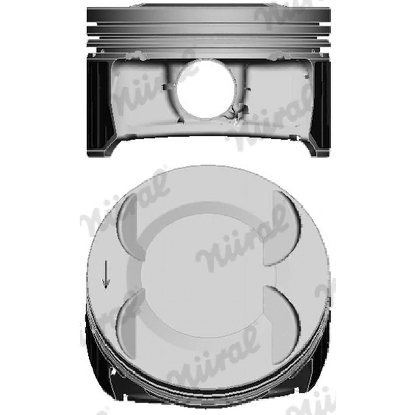 Piston NÜRAL 87-435307-00