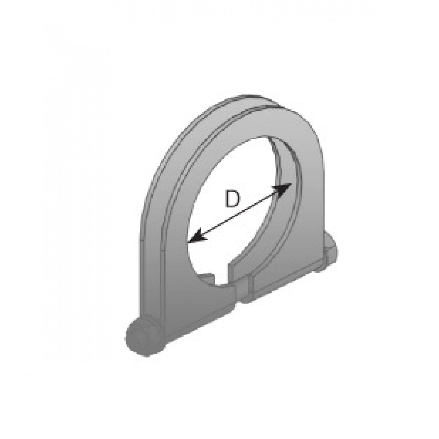 Clamping Piece, exhaust system DINEX 28881