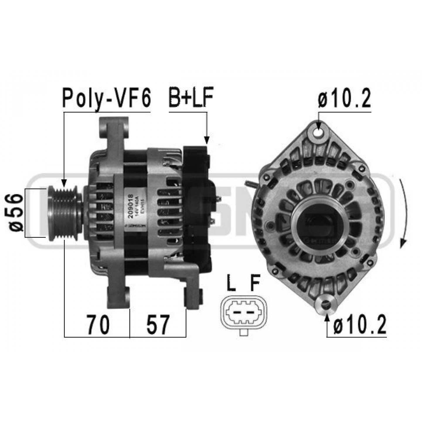 Alternador ERA 209018A