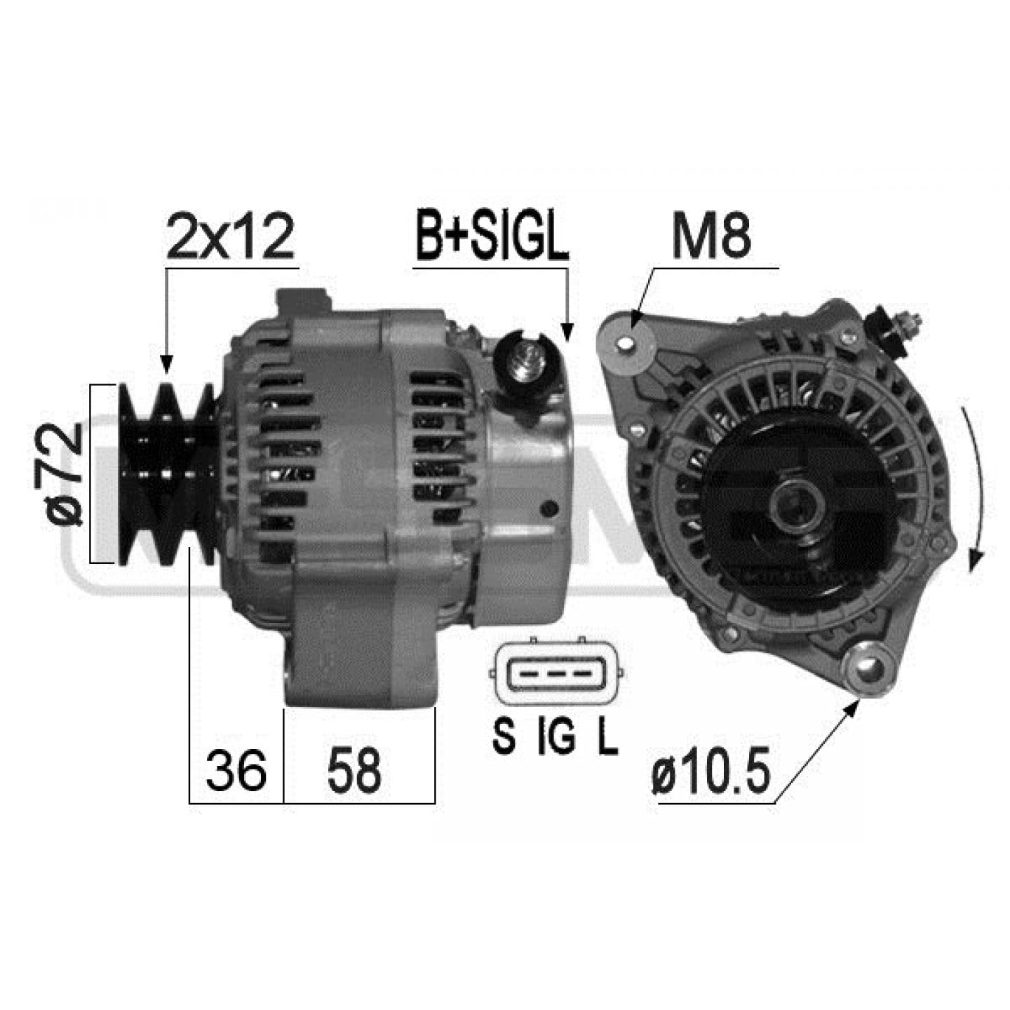Alternador ERA 209250A