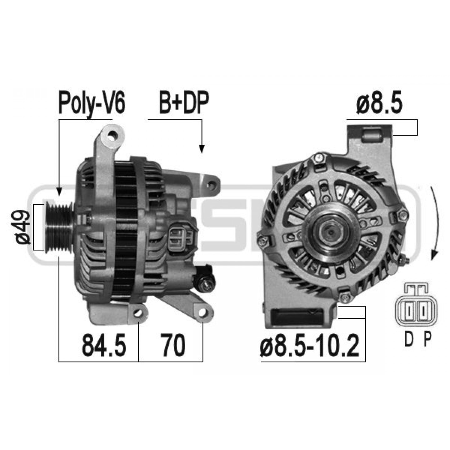Alternador ERA 209358A
