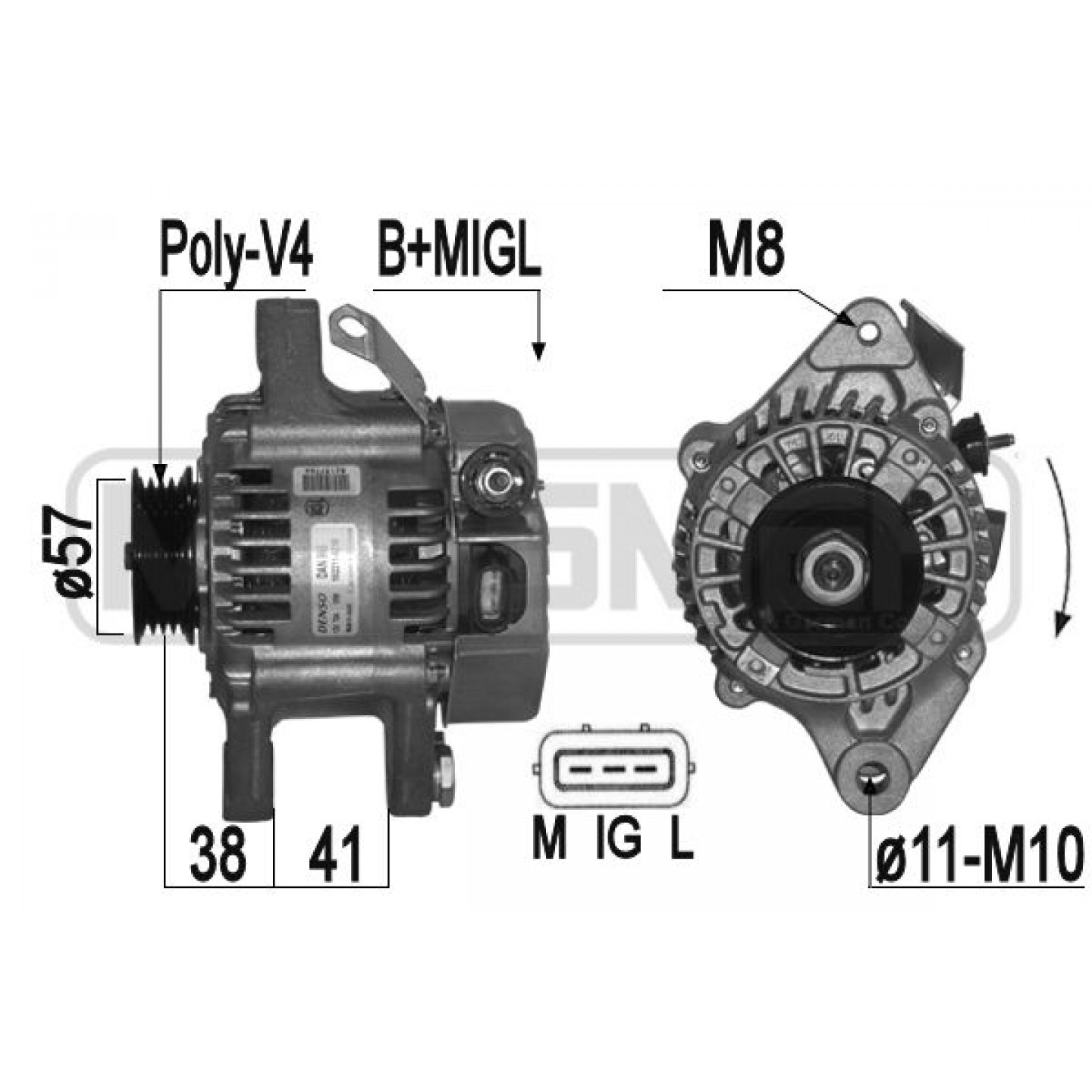 Alternador ERA 209394A