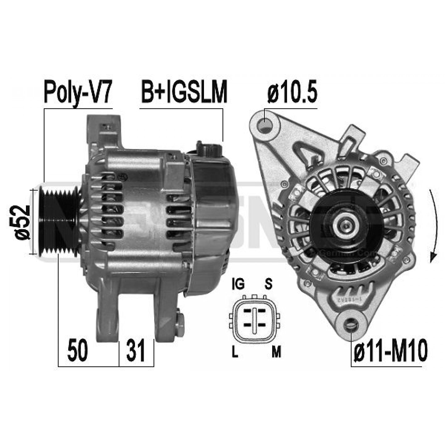 Alternador ERA 209427A
