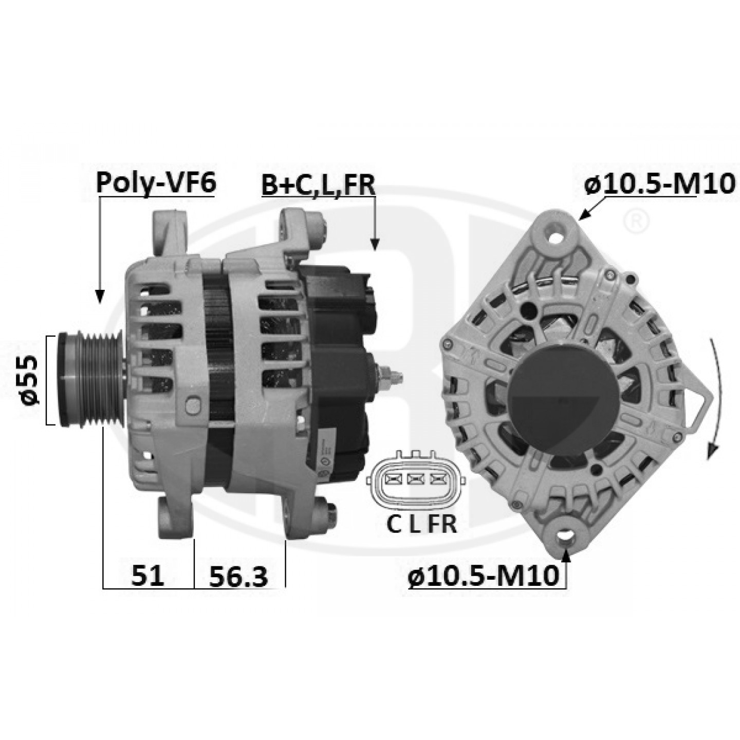 Alternador ERA 209642A