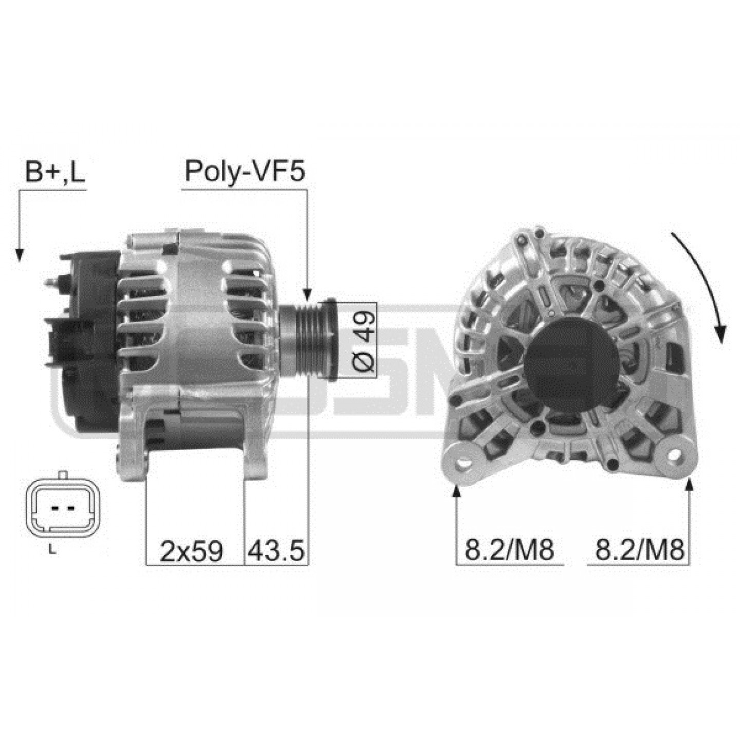 Alternador ERA 210056A