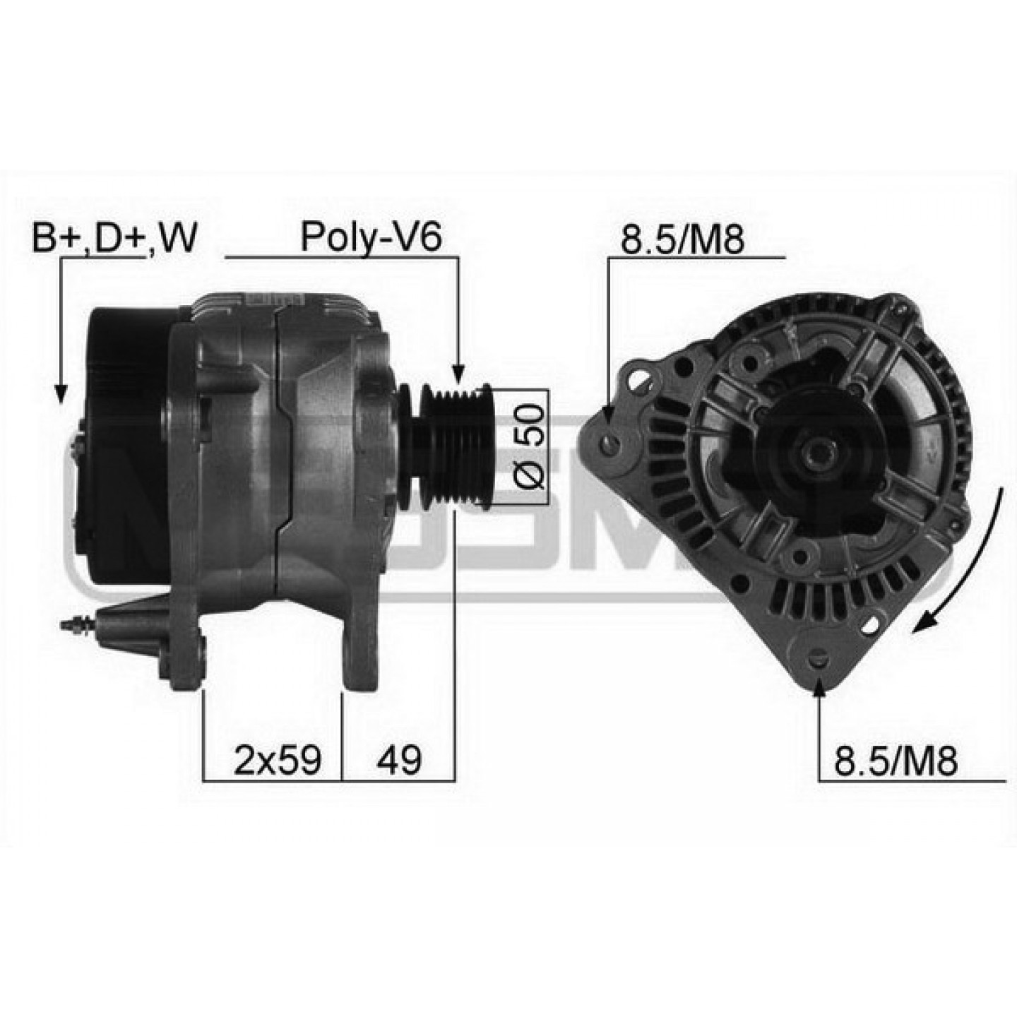 Alternador ERA 210120A