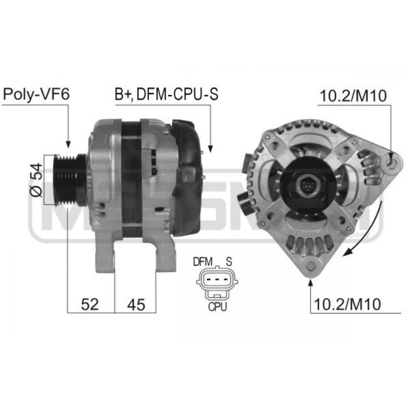 Alternador ERA 210358A