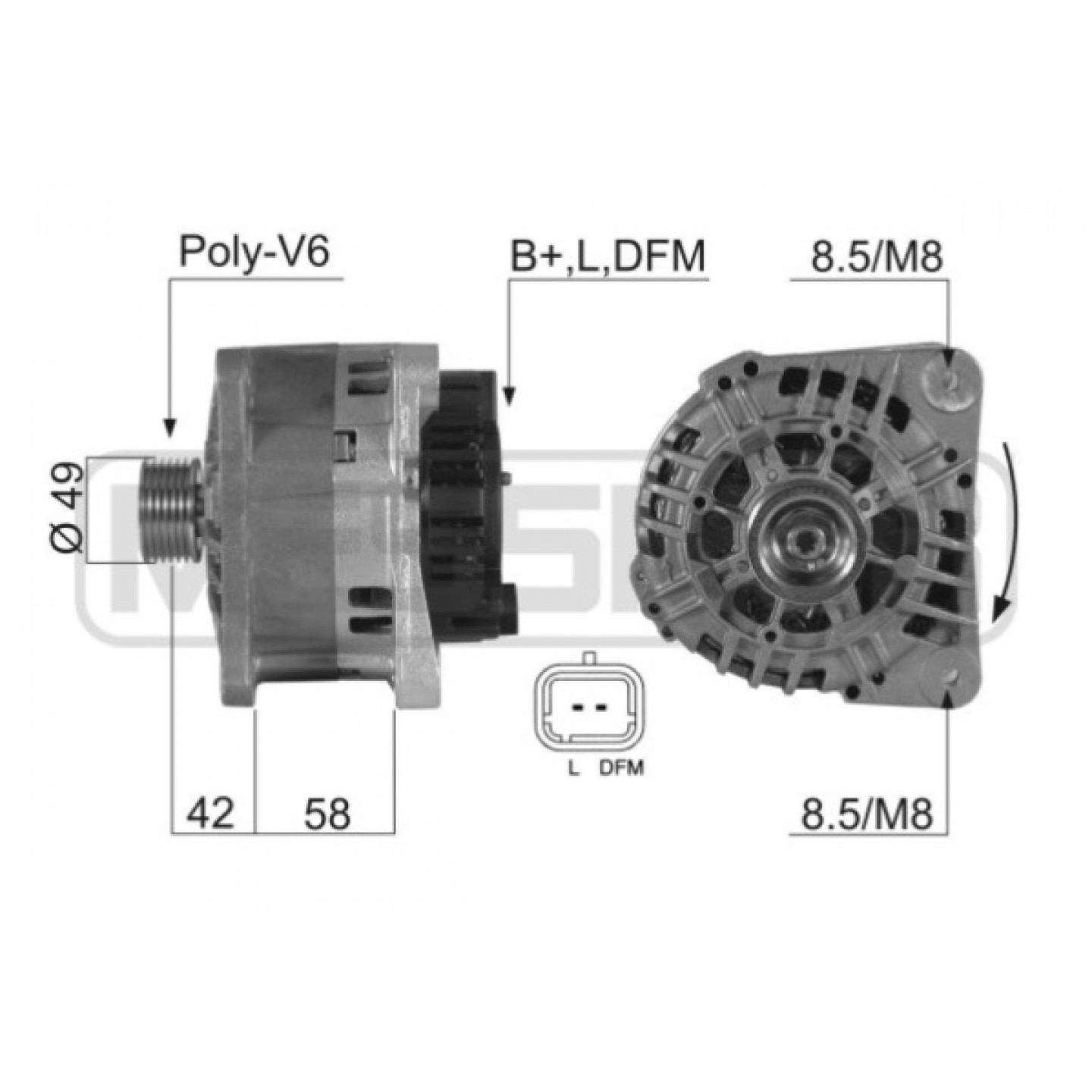 Alternador ERA 210390A