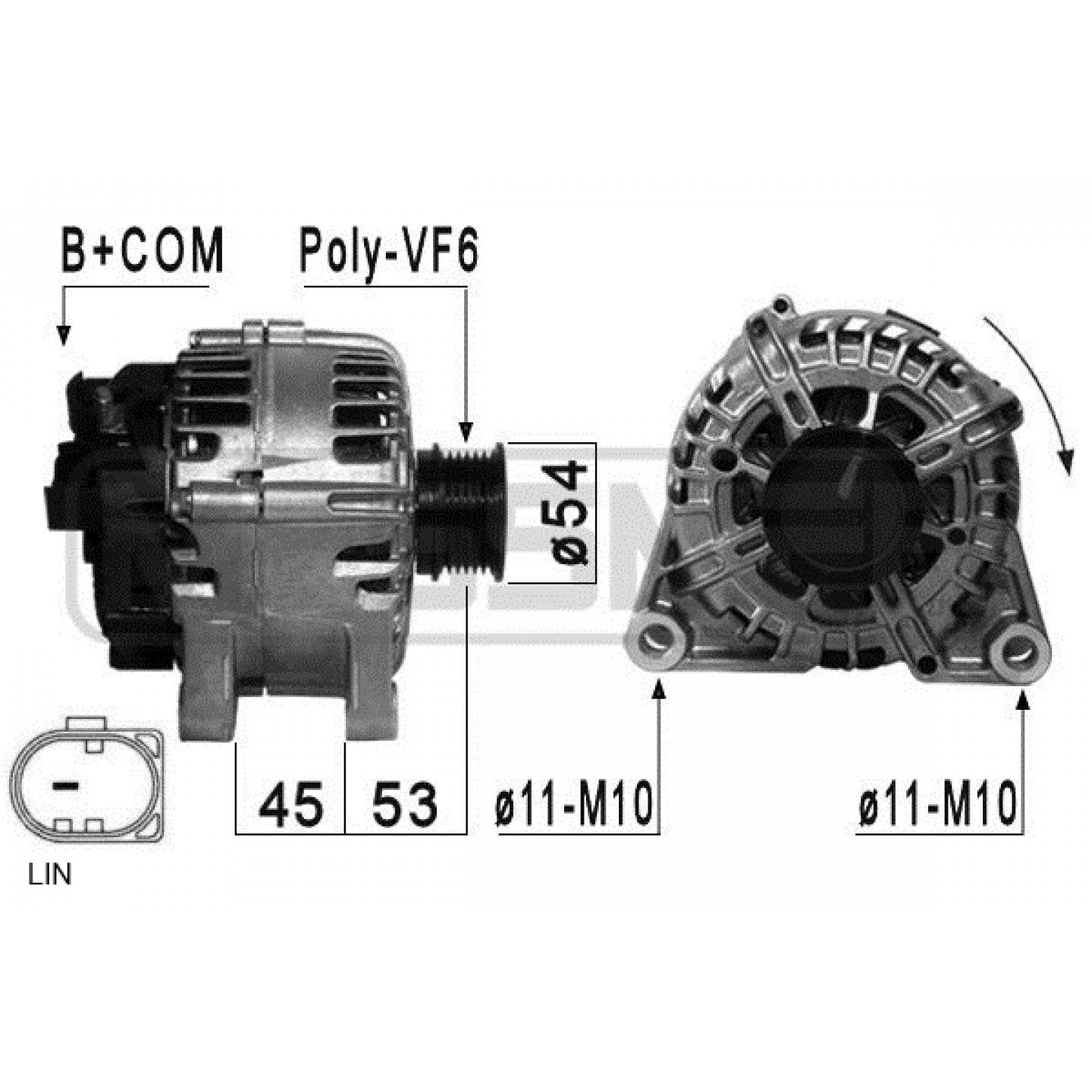 Alternador ERA 210876