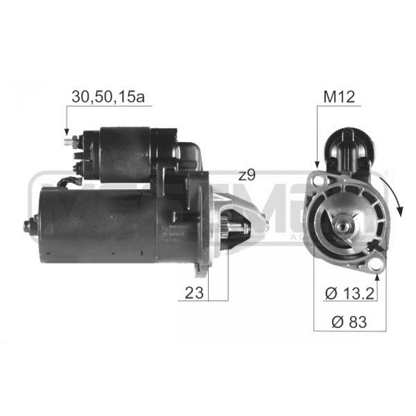 Motor de arranque ERA 220188A