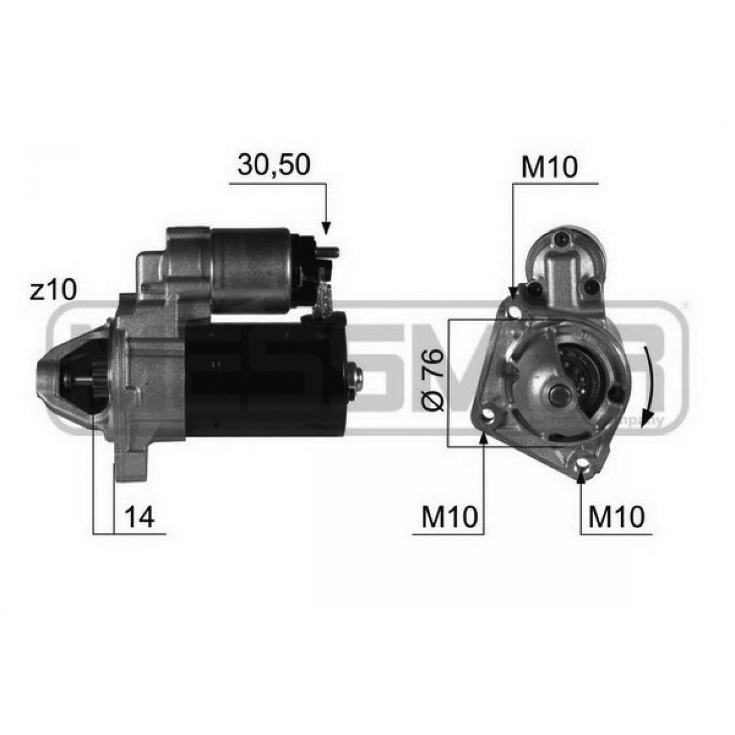 Motor de arranque ERA 220411A
