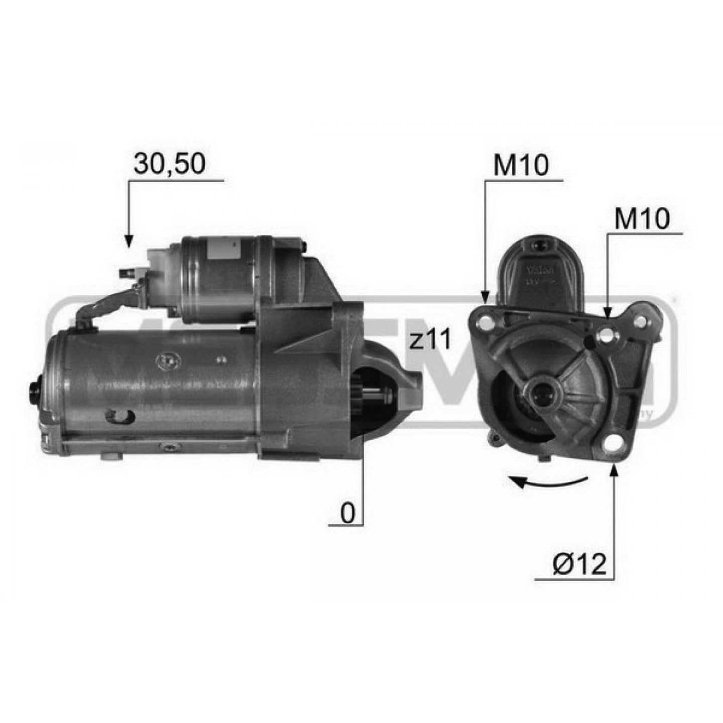 Motor de arranque ERA 220436A