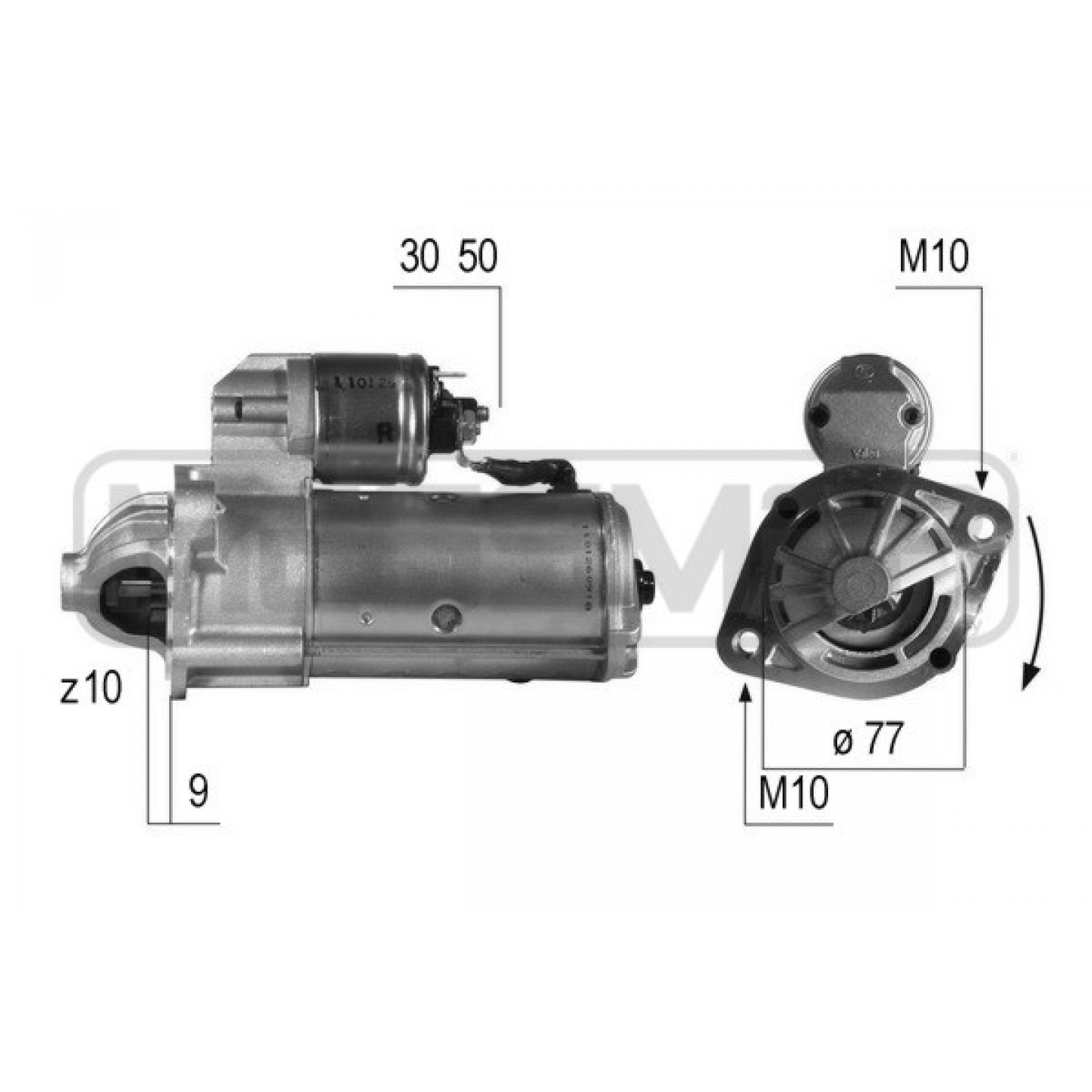 Motor de arranque ERA 220498