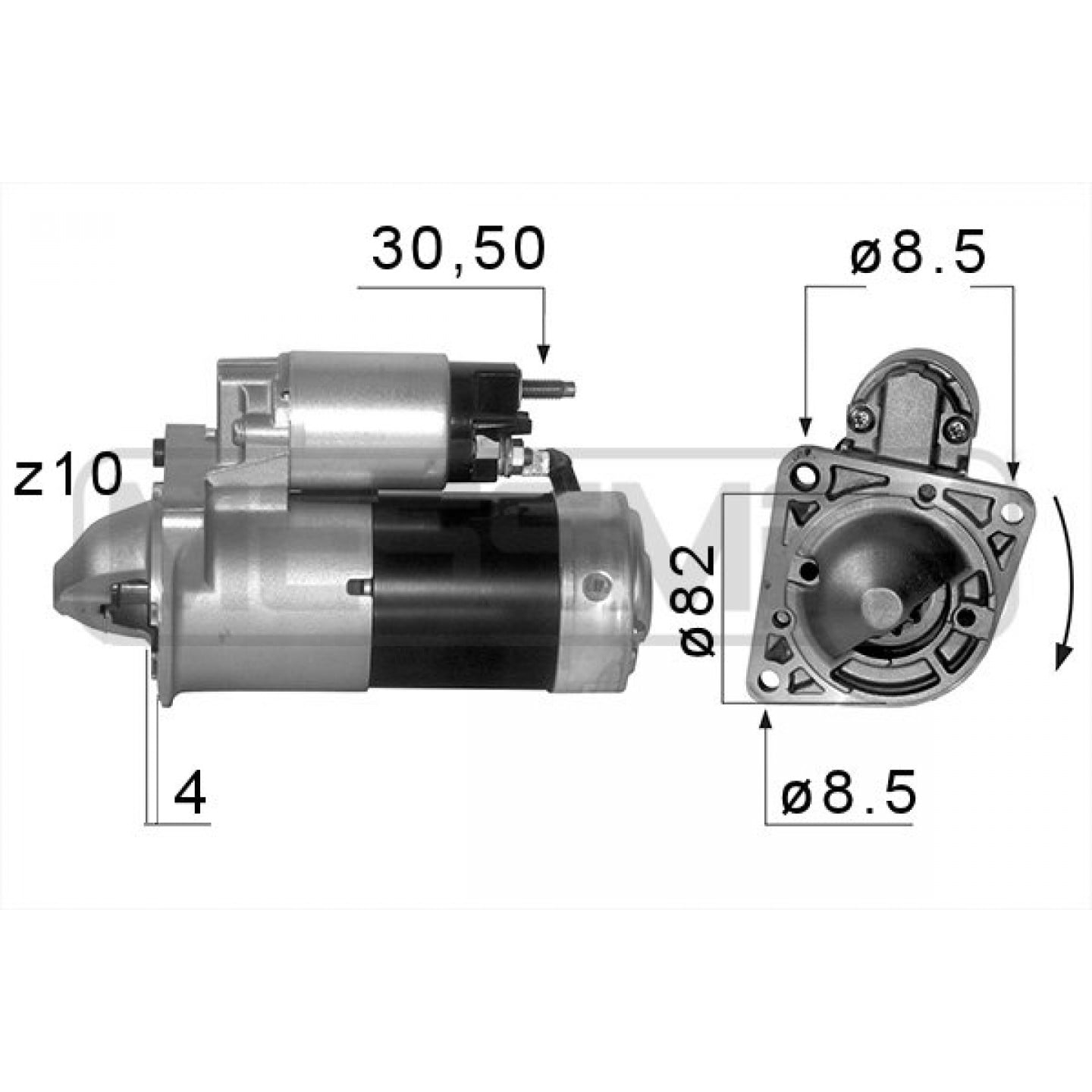 Motor de arranque ERA 220580A