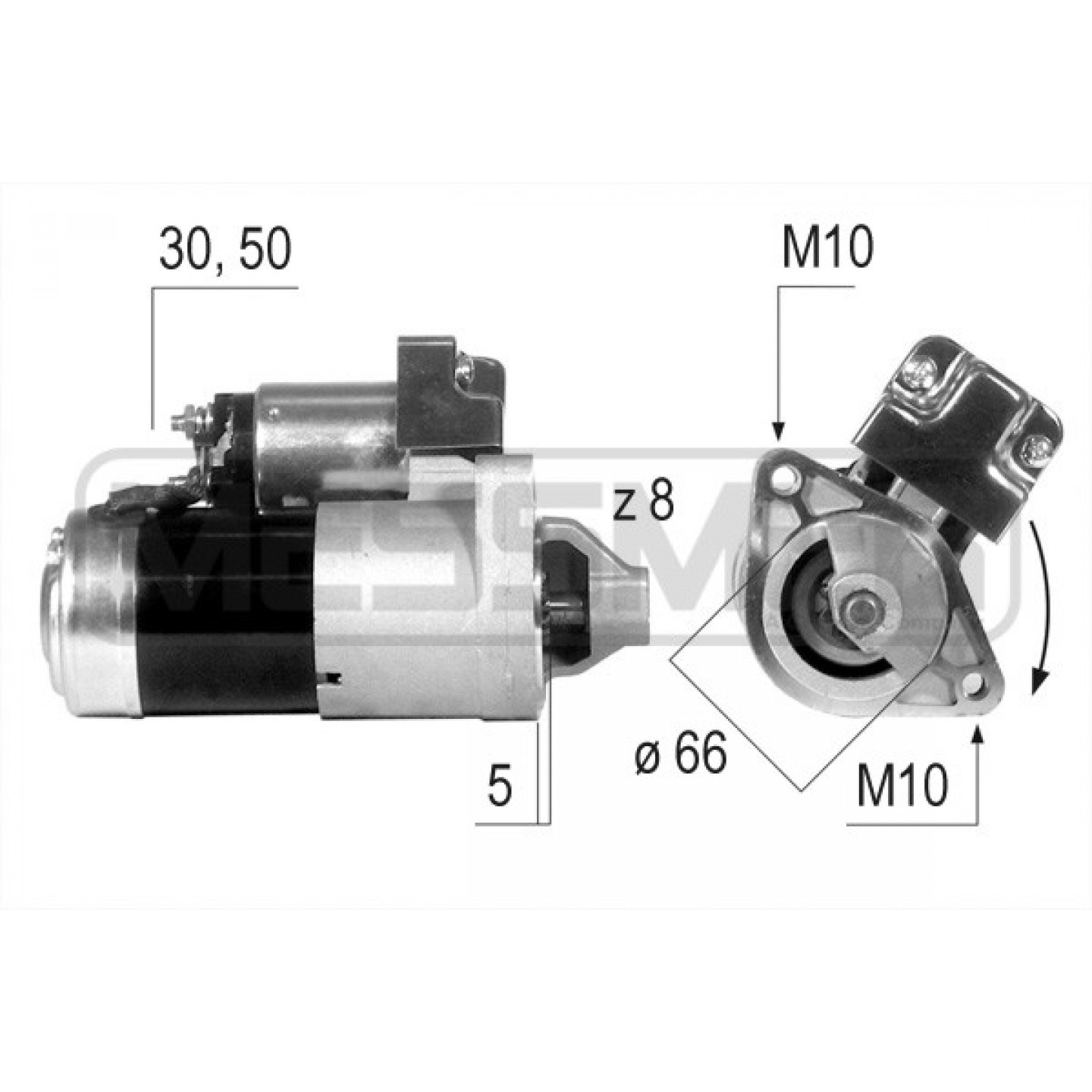 Motor de arranque ERA 220597A