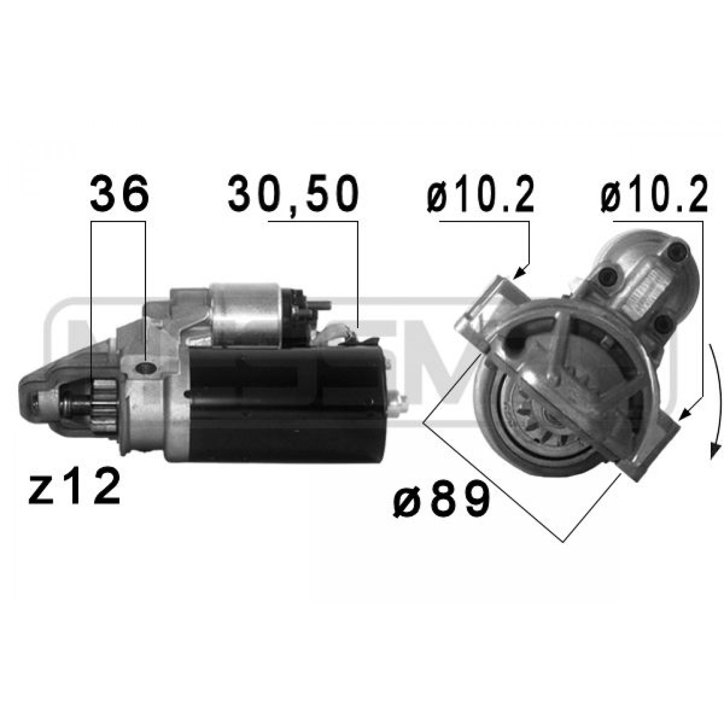 Motor de arranque ERA 220682