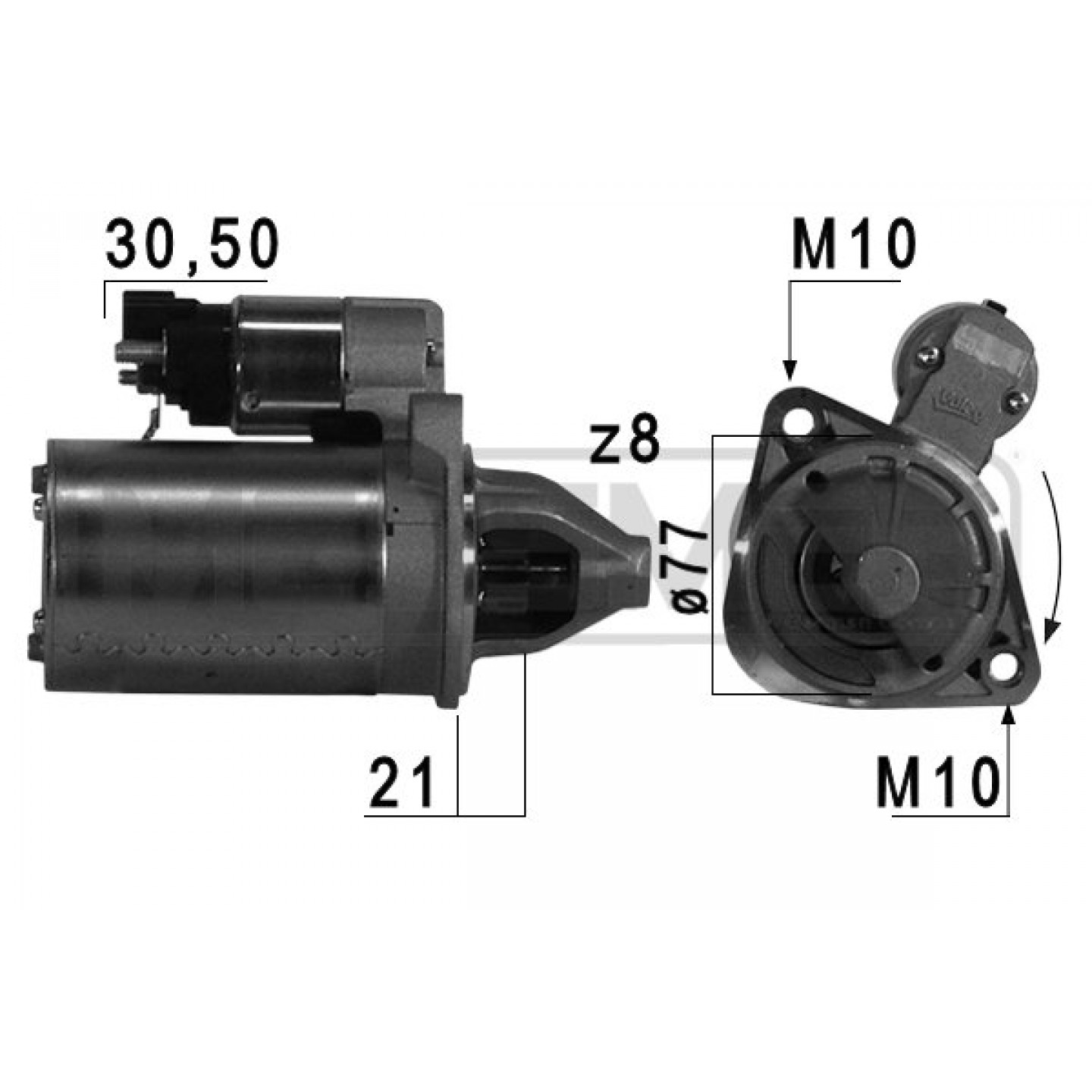 Motor de arranque ERA 220744A