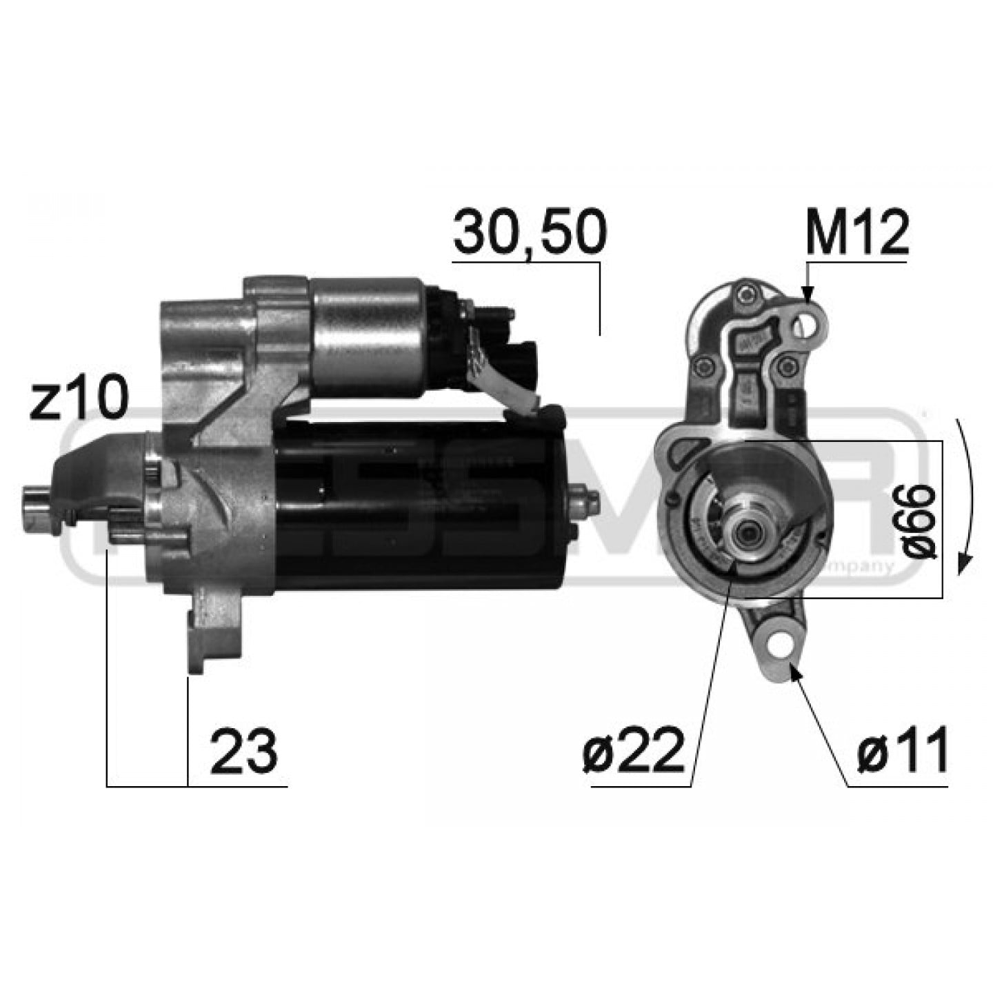 Motor de arranque ERA 220848A