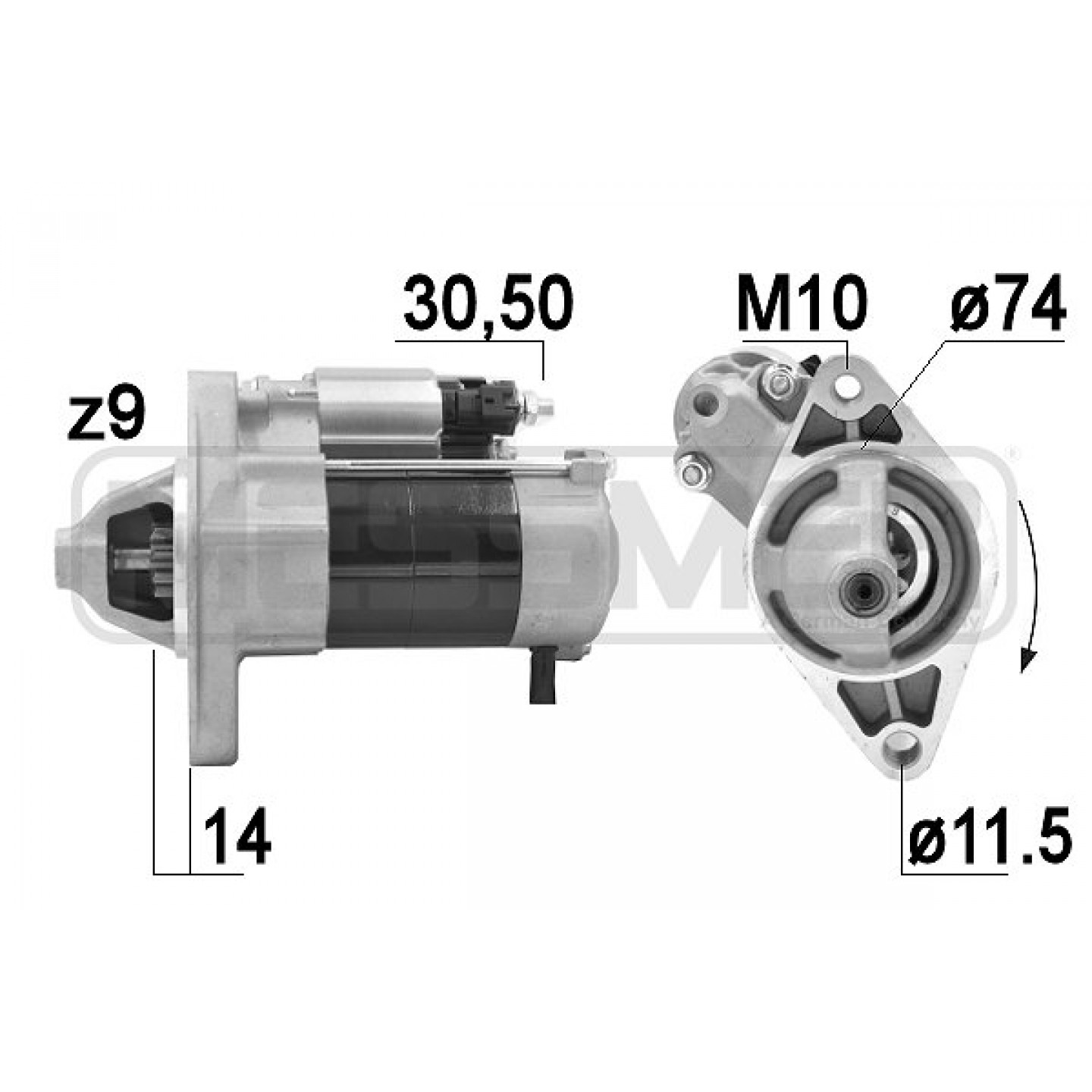 Motor de arranque ERA 220926A