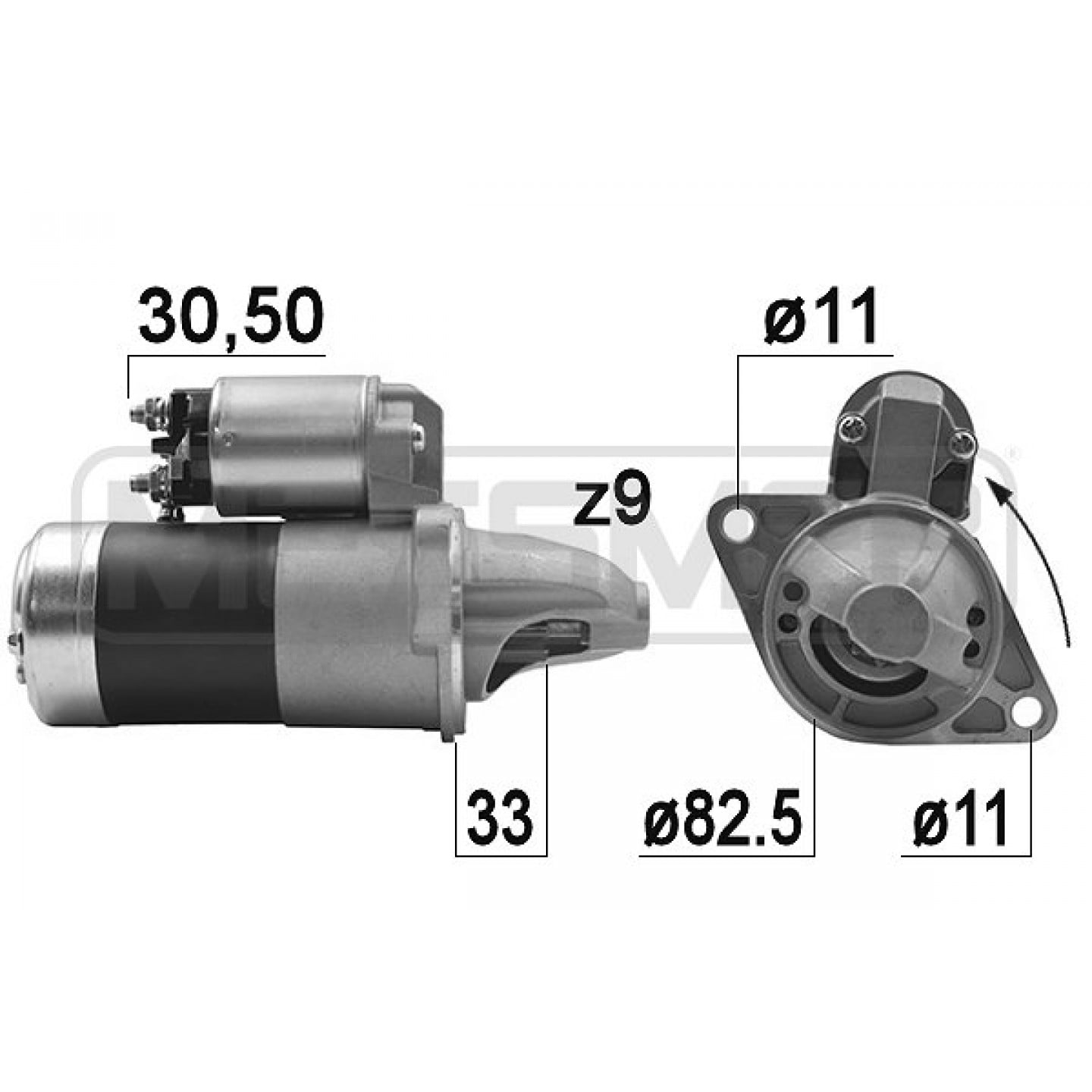 Motor de arranque ERA 220929A