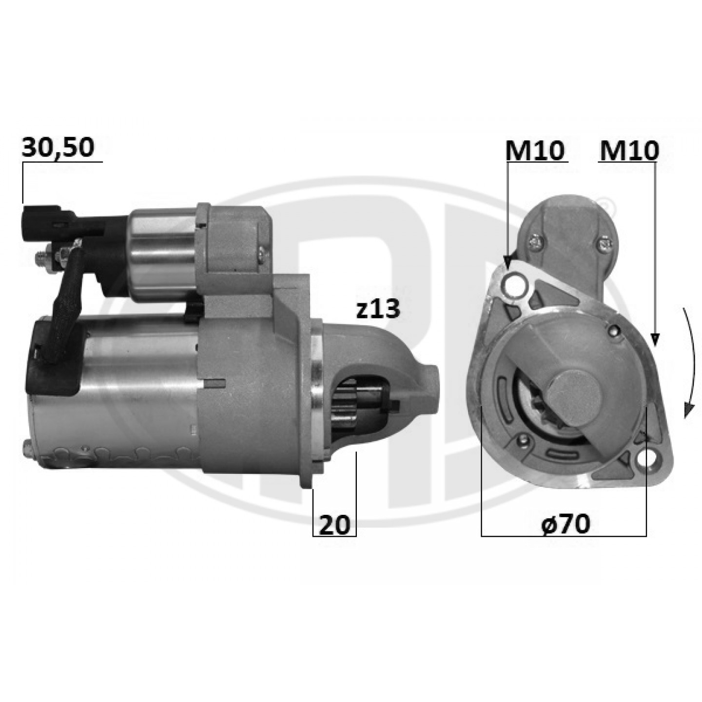 Motor de arranque ERA 221051A