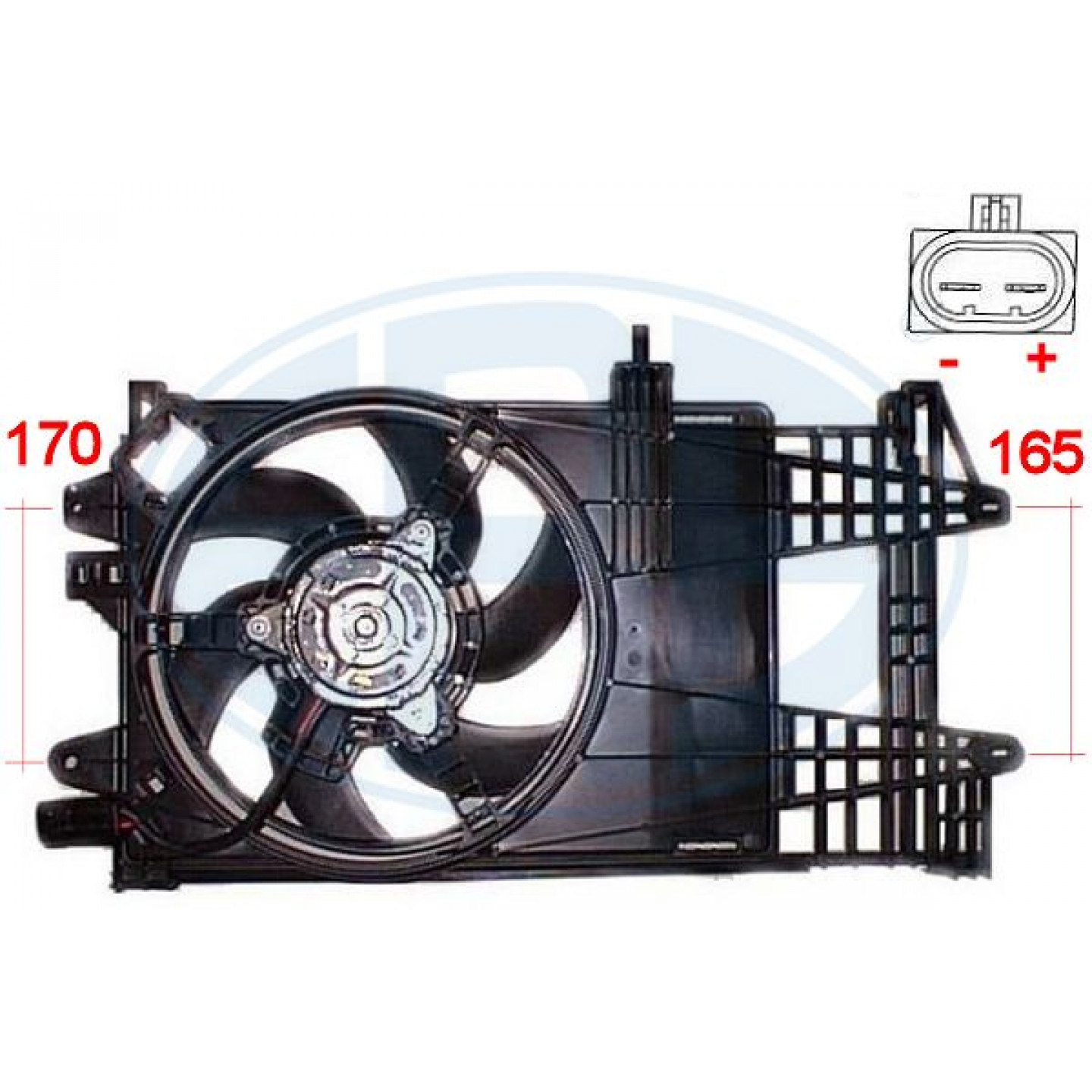 Ventilator, radiator ERA 352014