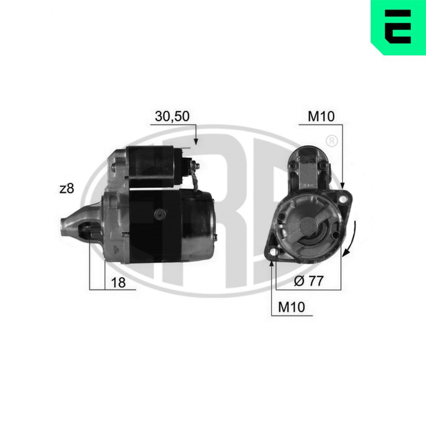 Motor de arranque ERA 220382A