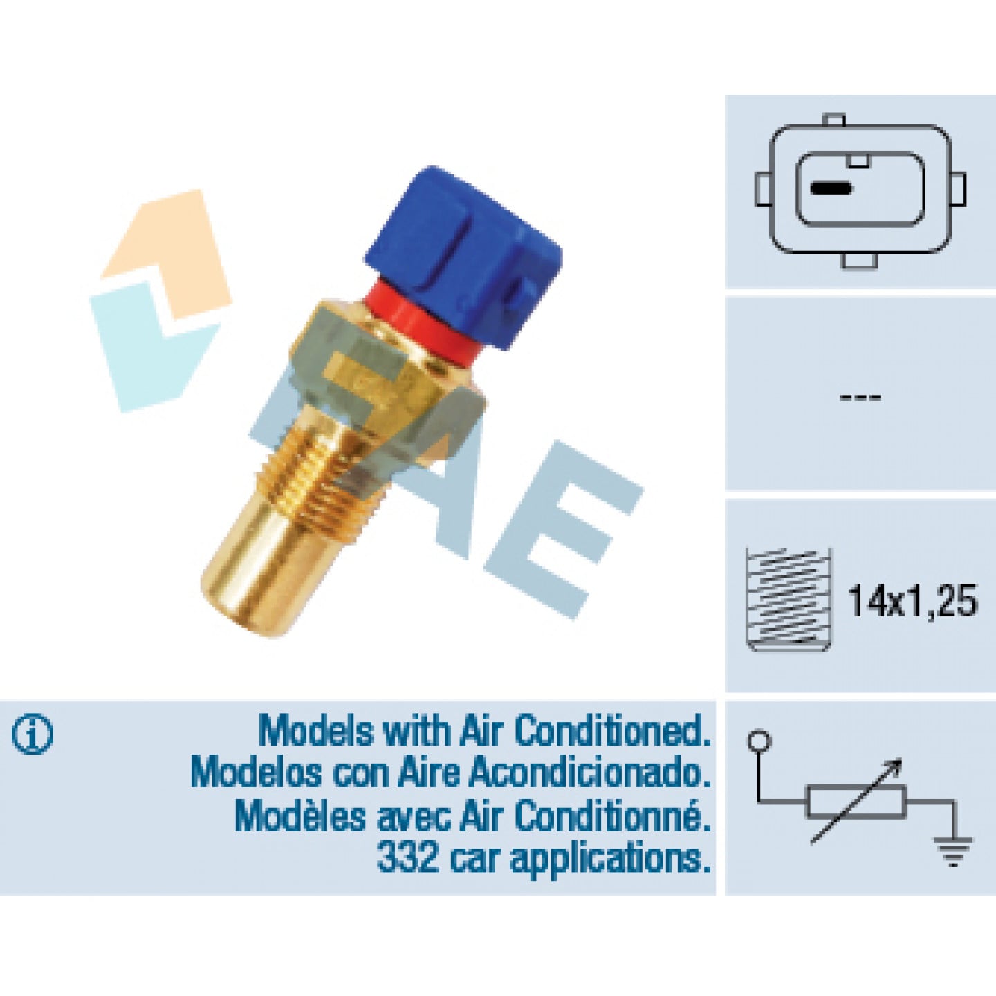 32020 FAE Sensore, Temperatura refrigerante | AUTODOC prezzo e recensioni