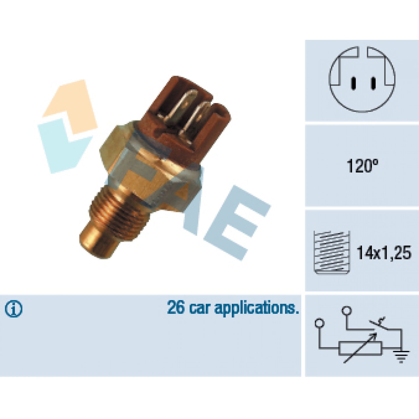Sensor, kølevæsketemp. FAE 34130