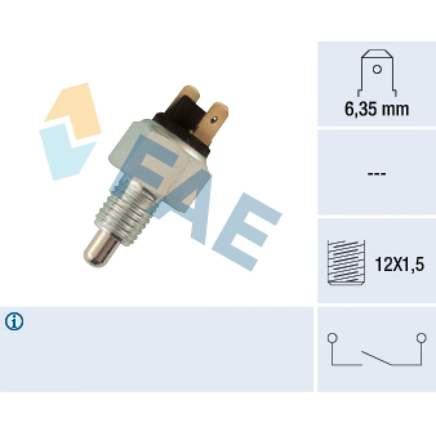 Spínač, světlo zpátečky FAE 40370