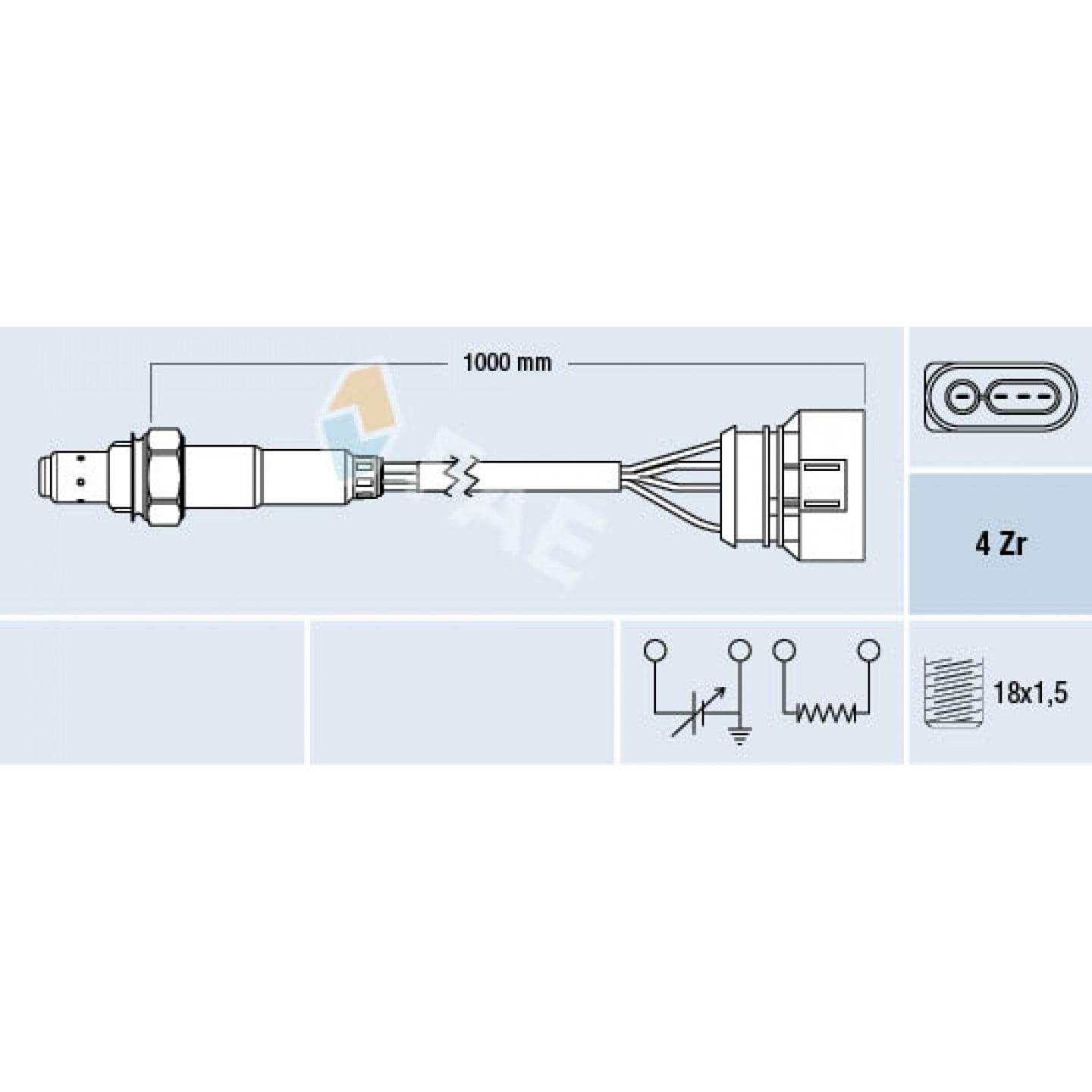 Sonde lambda FAE 77137