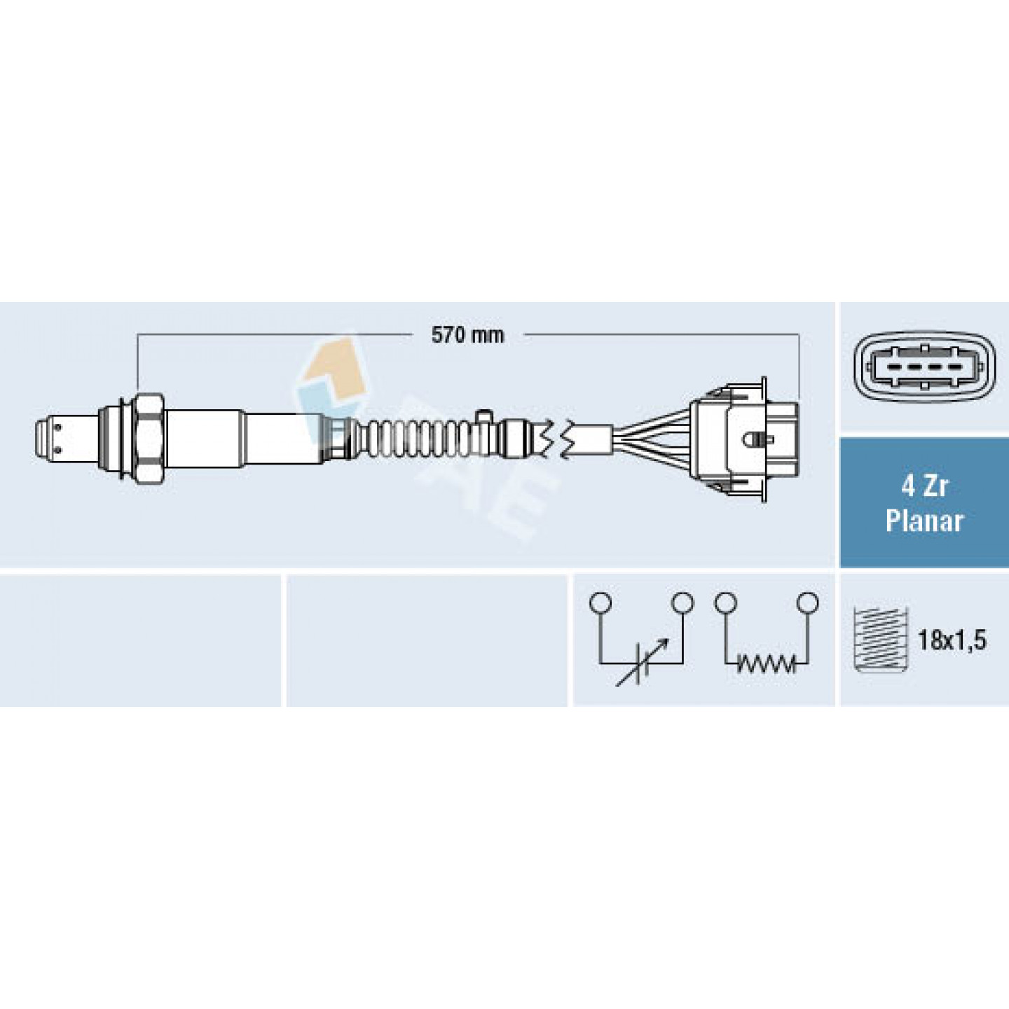 Sonda lambda FAE 77154