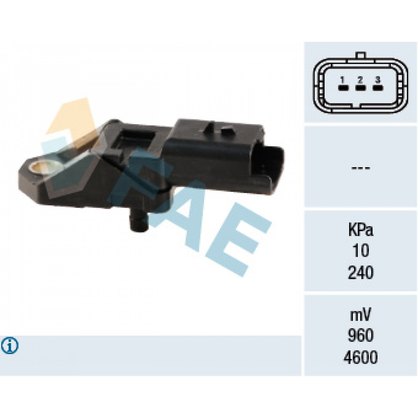 Sensor, sugerørstryk FAE 15027