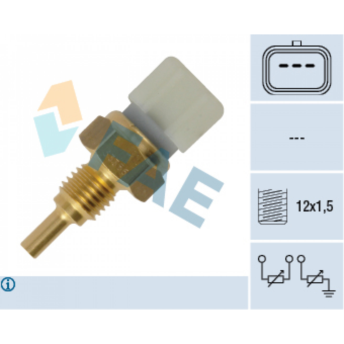 Sensor, koelvloeistoftemperatuur FAE 33356