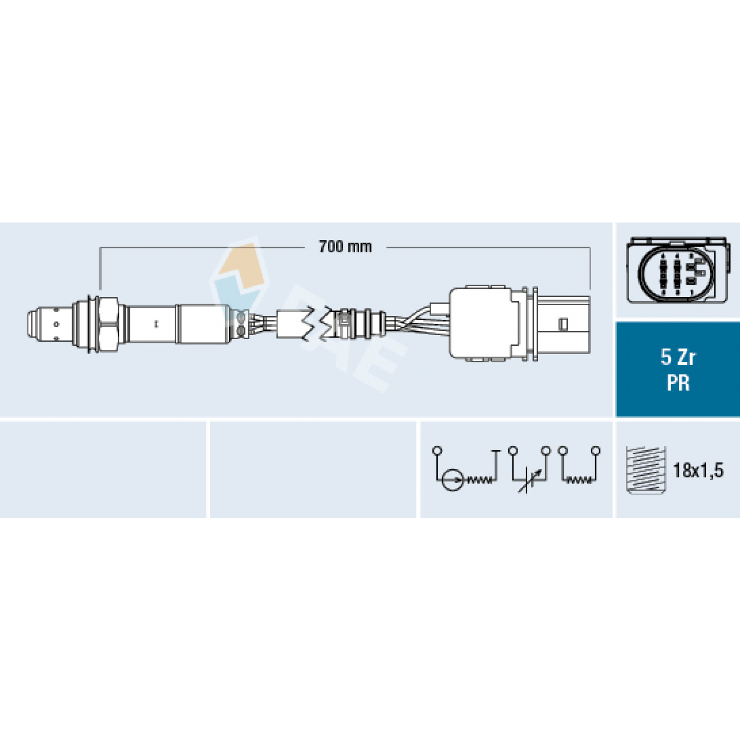Sonde lambda FAE 75158