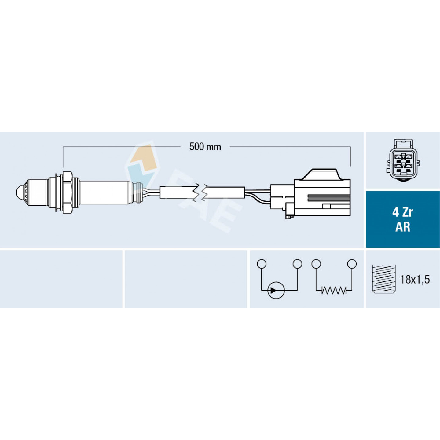 Sonda lambda FAE 75615