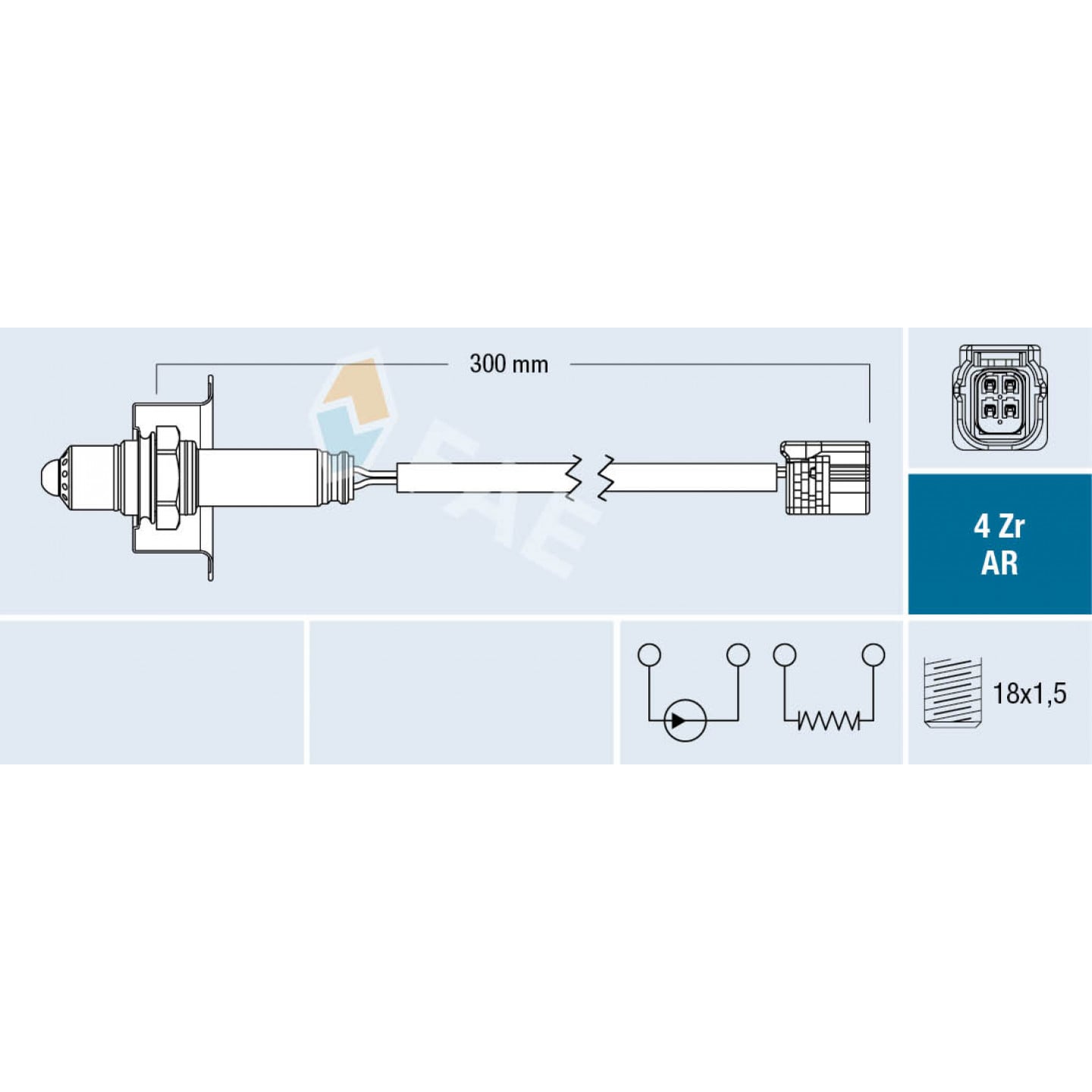 Sonda lambda FAE 75622