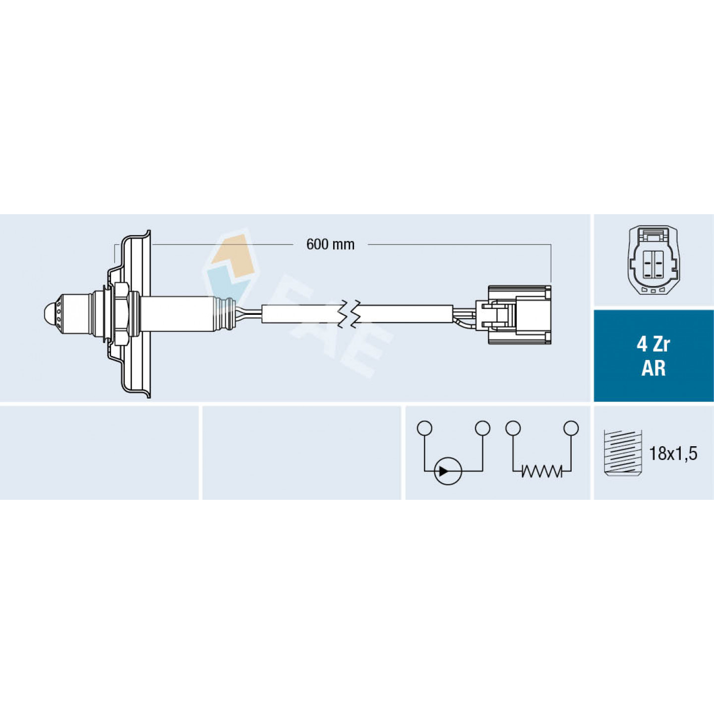 Sonda lambda FAE 75636