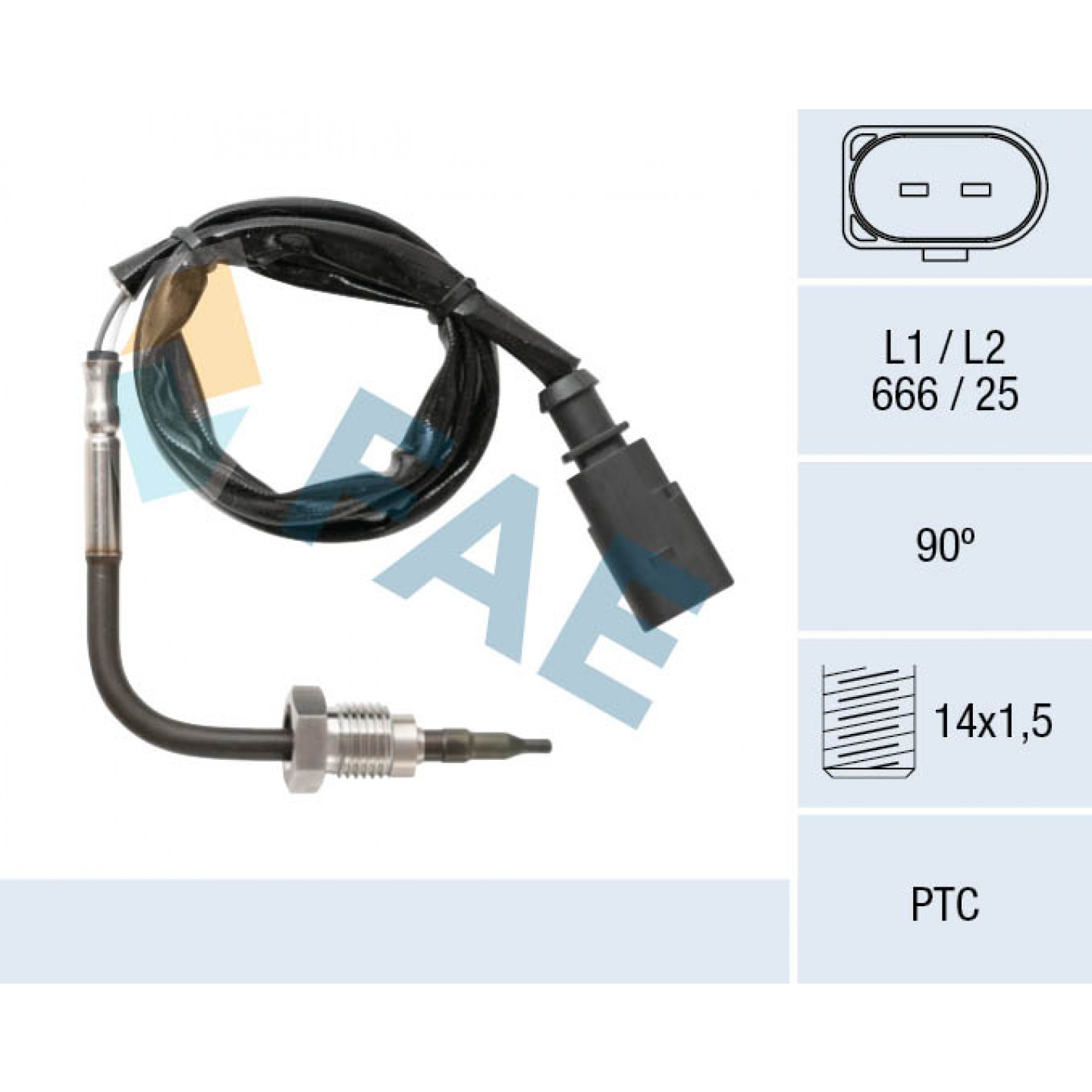 Sensor, udstødningsgastemperatur FAE 68048