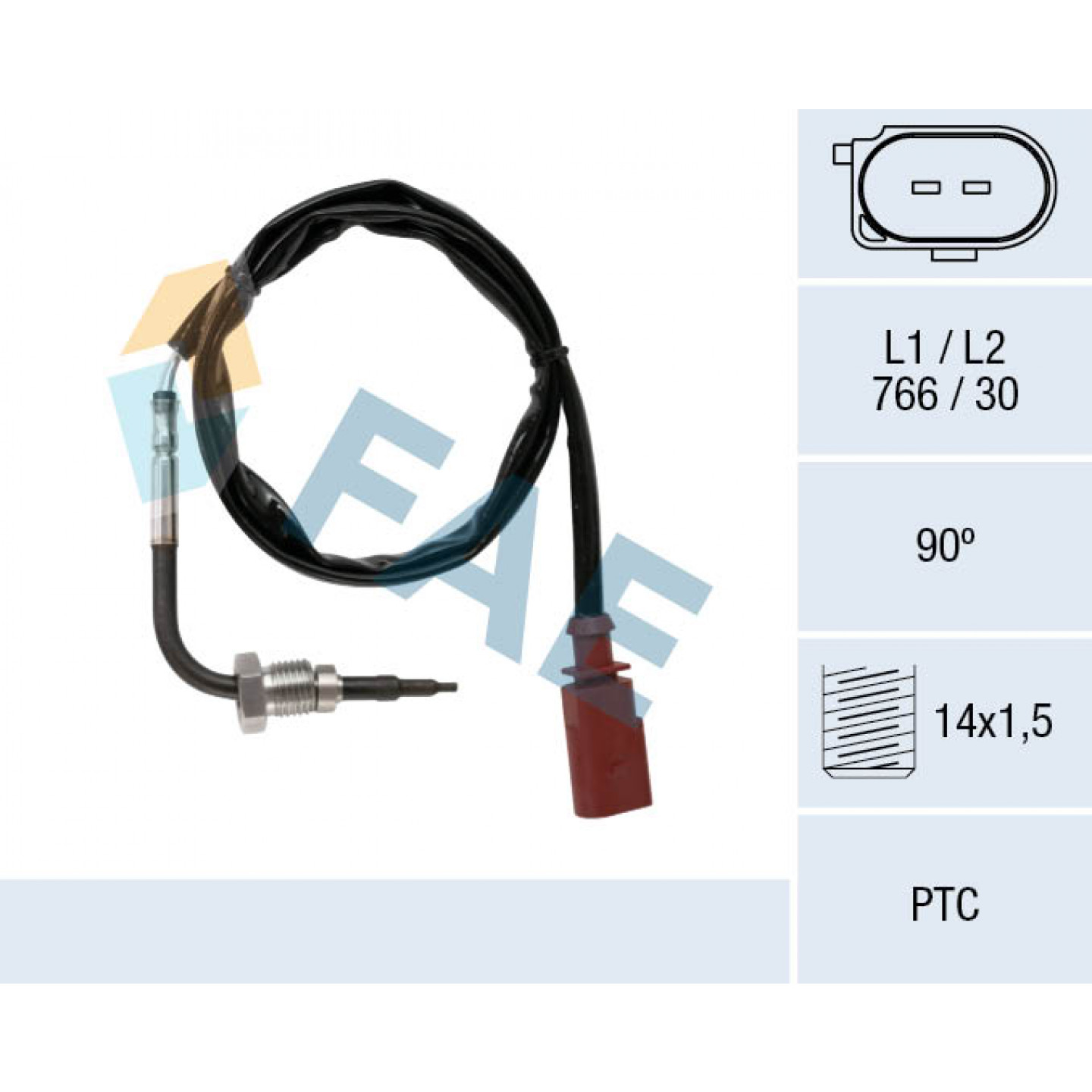 Sensor, uitlaatgastemperatuur FAE 68078