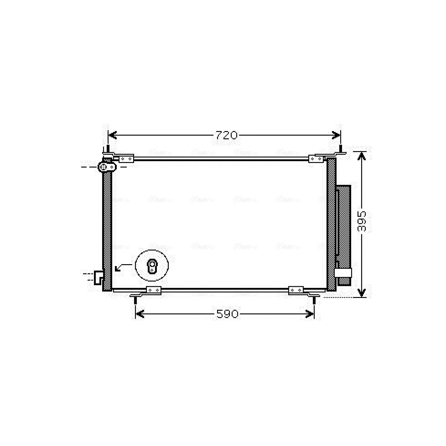 Kondensator, Klimaanlage AVA Clever Choice HD5201D