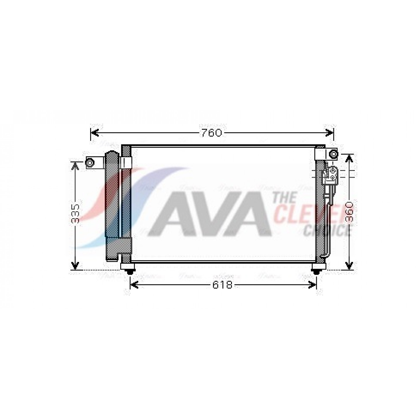 المكثف، نظام مكيف الهواء AVA Clever Choice KA5081D