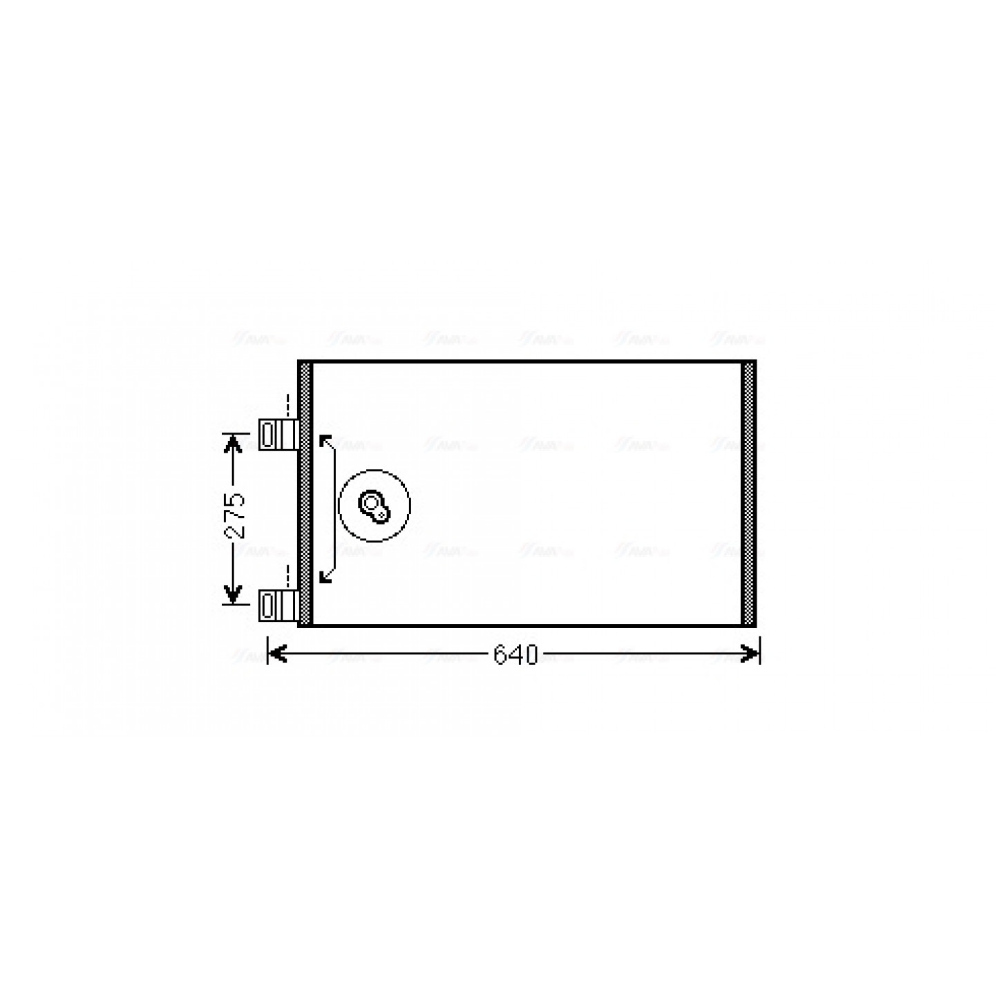 Kondensator, Klimaanlage AVA Clever Choice RTA5444